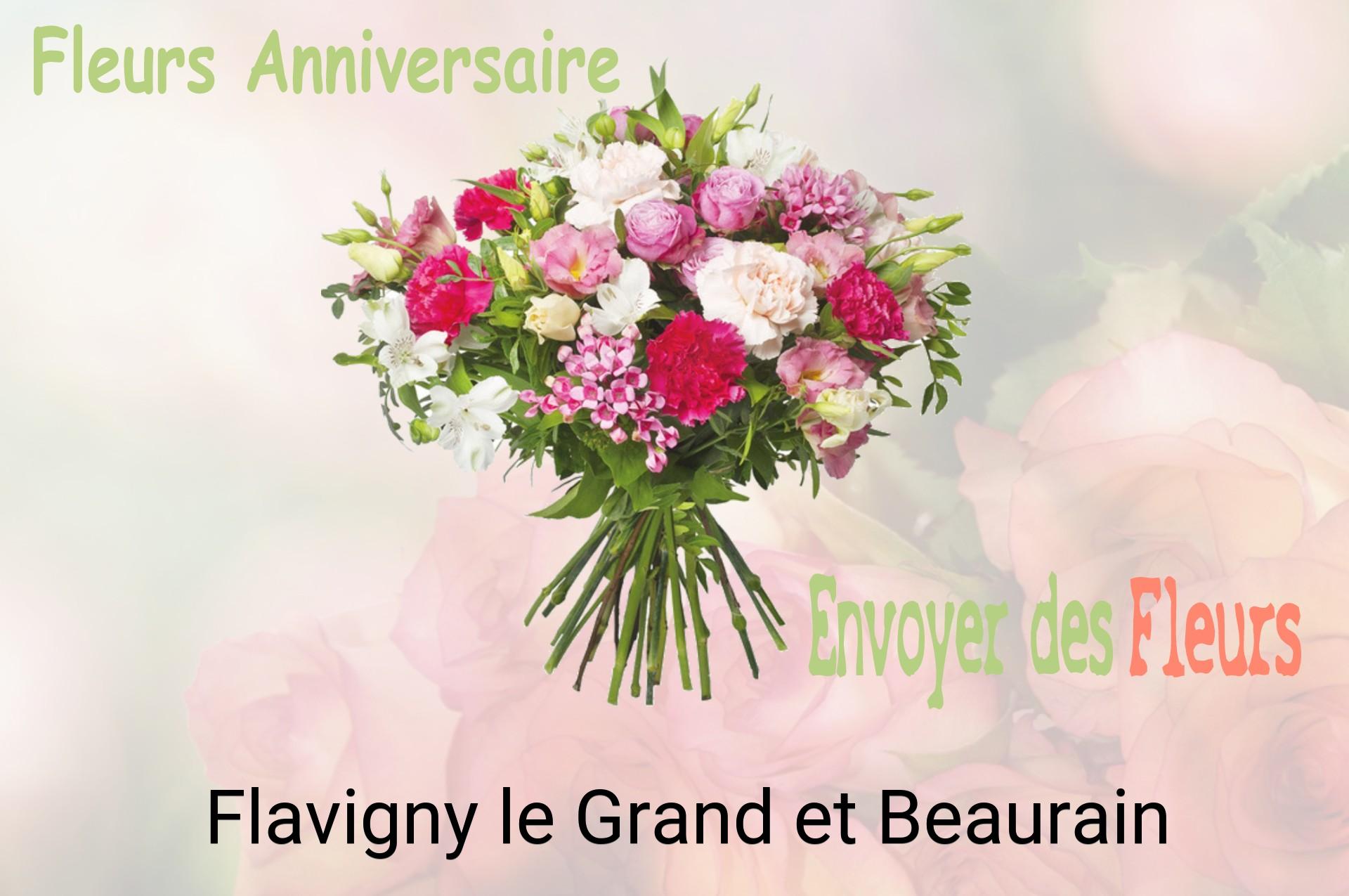 Bouquet de fleurs d’anniversaire livré à Flavigny-le-Grand-et-Beaurain