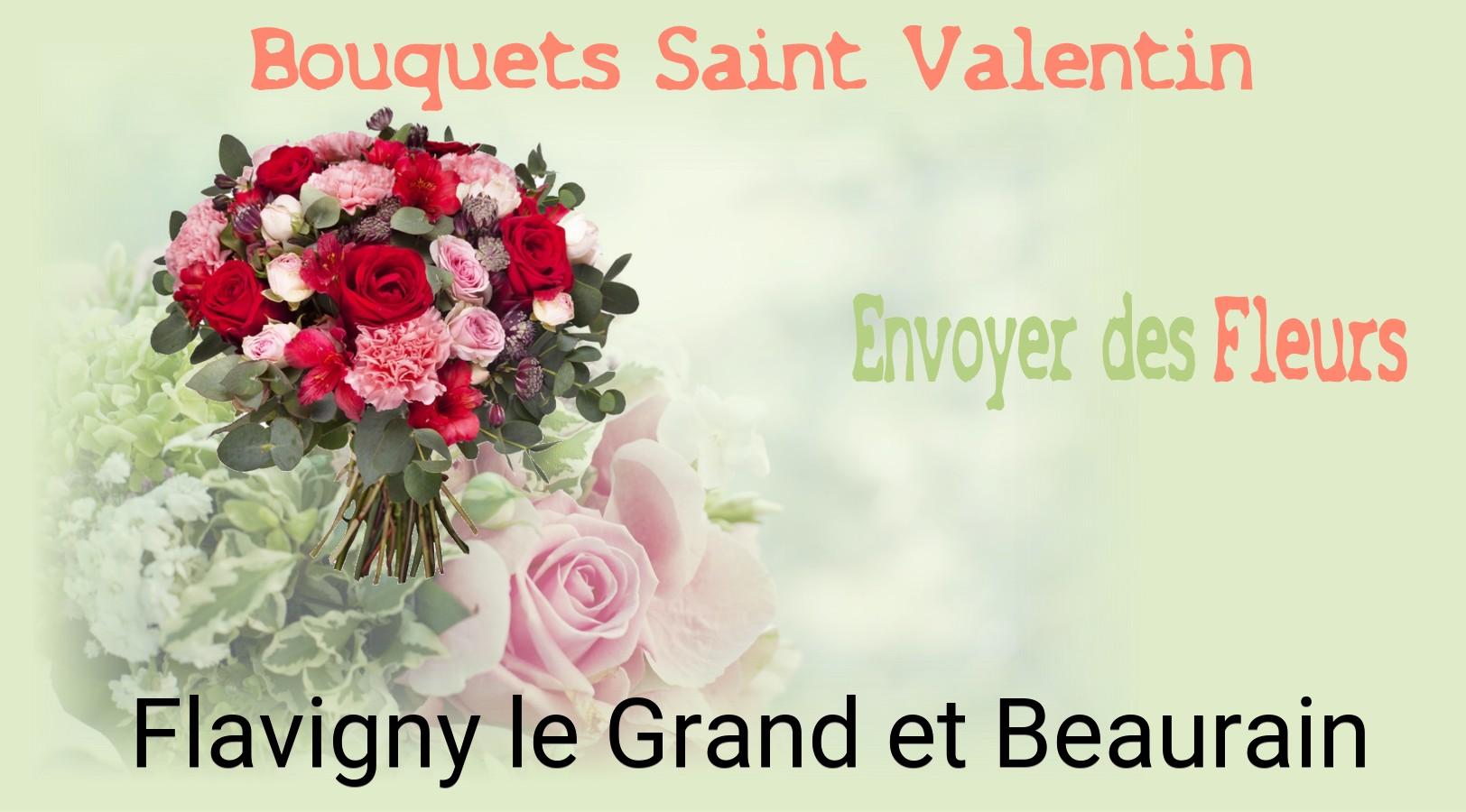 Roses de Saint-Valentin livrées à Flavigny-le-Grand-et-Beaurain
